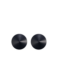 Obsessive Midnight Tease Sublimie Black Natural Leather Nipple Covers