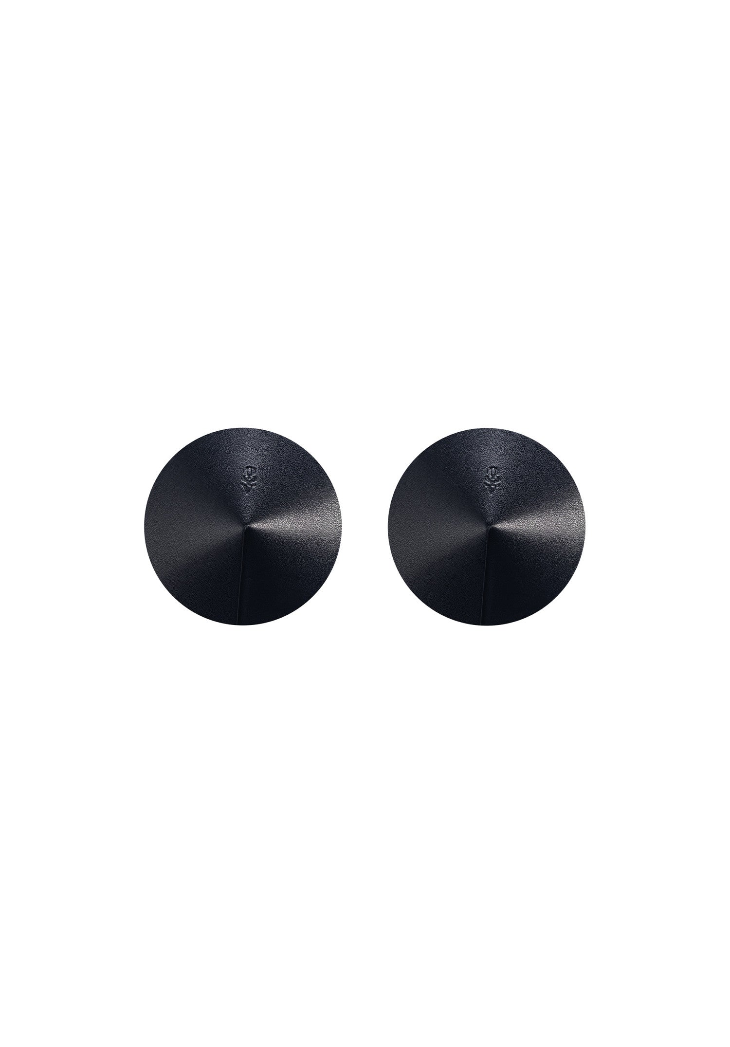 Obsessive Midnight Tease Sublimie Black Natural Leather Nipple Covers