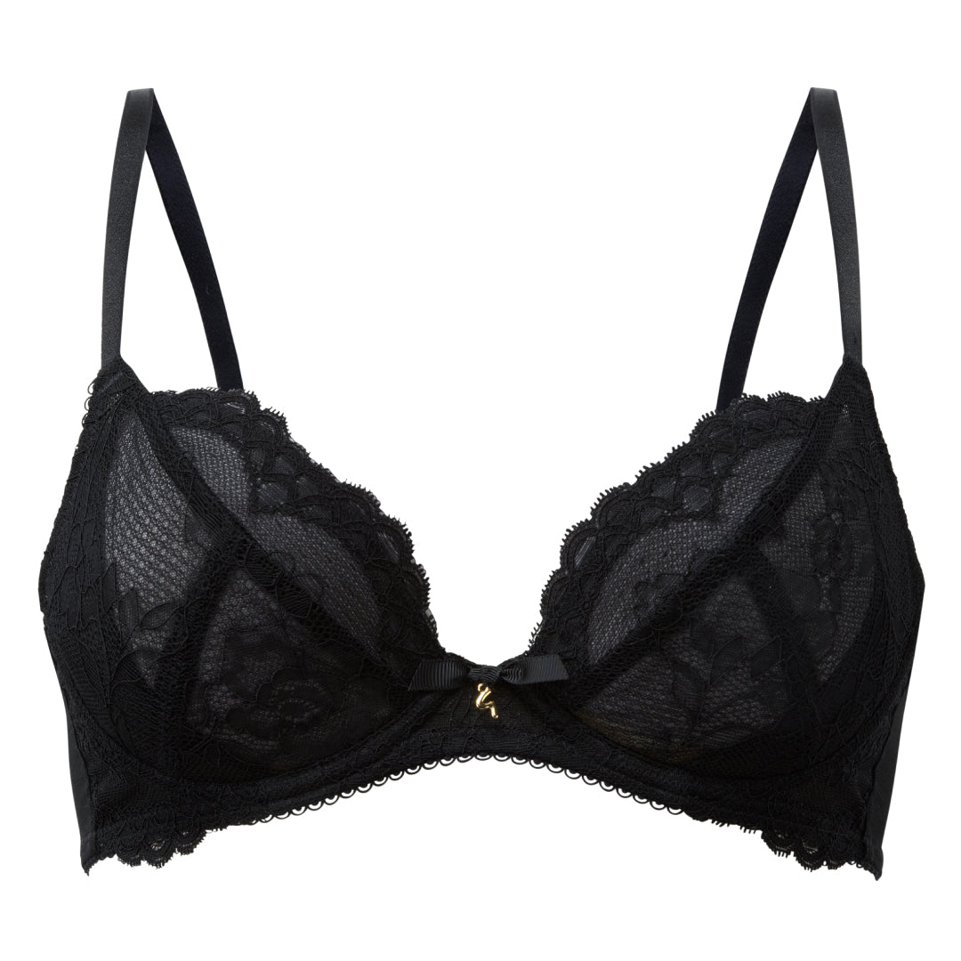 Plunge Underwired Bra Gossard Superboost Lace Black