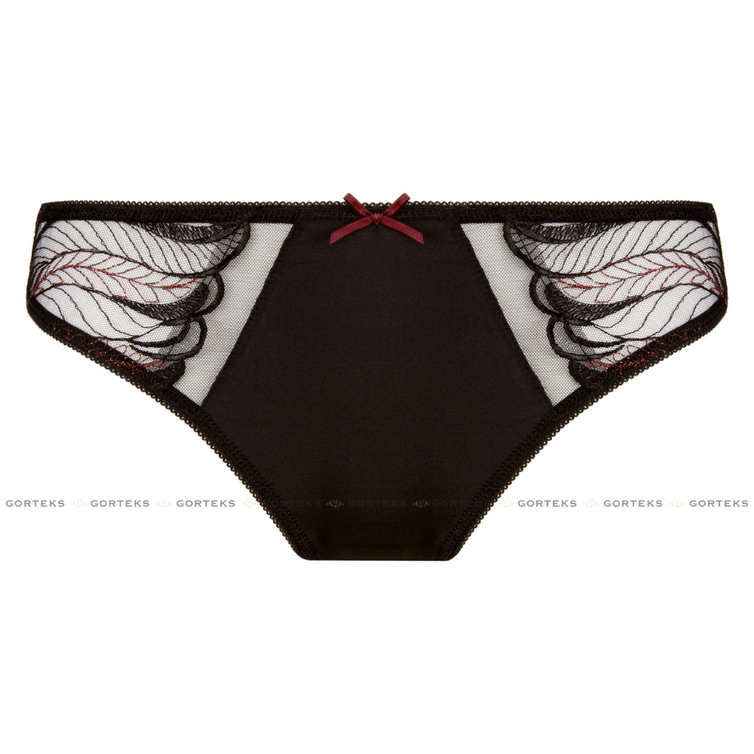 Semi Sheer Lace Thong Panty Gorteks Salve