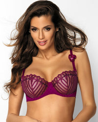 Sheer Balconette Bra Sawren Tutti Frutti