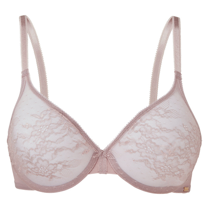 Sheer Lace Molded Bra Gossard Glossies Lace