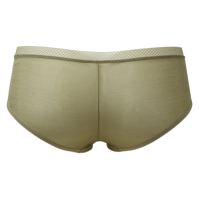 Gossard Glossies Sage Sheer See Through Shorts Panty