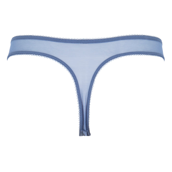 Gossard Superboost Lace Sheer Thong Panty Moonlight Blue
