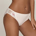 Soft Classic Bikini Panty Bisquit White Underwear Plus Size