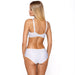 White Bra & Brief Panty back view