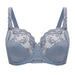 Sheer Lace Wired Bra Nordic Blue