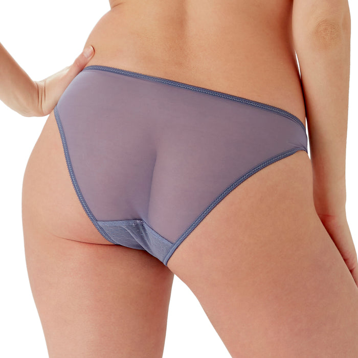 Gossard Glossies Lace Heron Sheer Mesh Bikini Panty