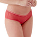 Sexy Gossard Glossies Raspberry Sorbet Sheer Mesh Shorts Panty 6274 Red Intimates