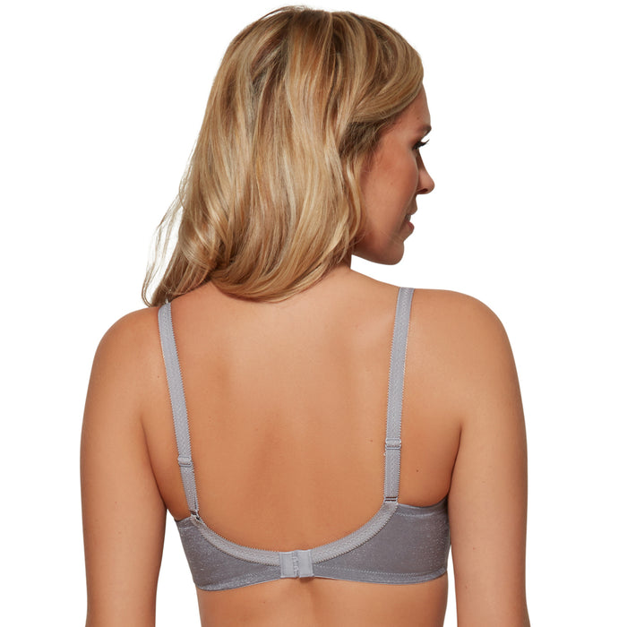 Glossies Sheer Moulded Bra - Silver