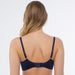 Full Cup Bra Navy BLUE back view