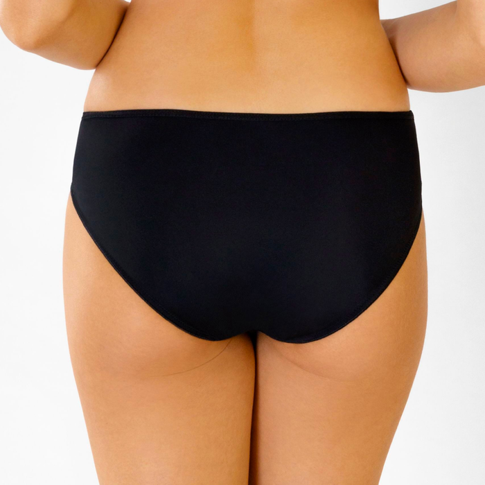 Semi Sheer Mesh Bikini Panty Kamila Black