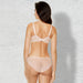 Molded Bra & Plus Size Bikini Panty  Back View Luna Beige Intimates @ Lavinia Lingerie