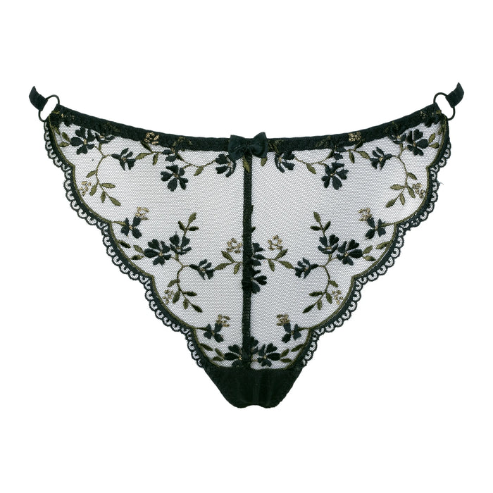 Sexy Sheer String Thong Panty Natasha Black Underwear Lavinia Lingerie