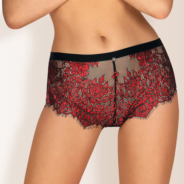 Sheer Seductive Lace Shorties Panty Obsessive Redessia