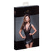   Box Black Glamorous Deep Cleavage Power Wetlook Mini Dress Silhouette