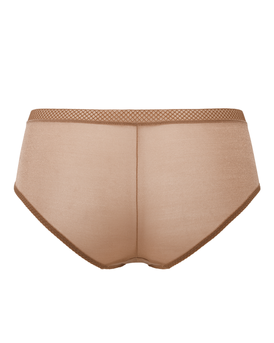 Mesh Shorts Panty Gossard Glossies Bronze Underwear 6274 back view