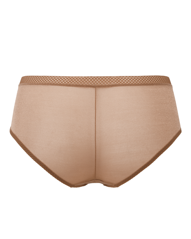 Gossard Glossies Sheer See Through Shorts Panty Bronze 6274 BRZ