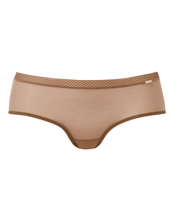 Sheer See Through Shorts Panty Gossard Glossies Bronze 6274