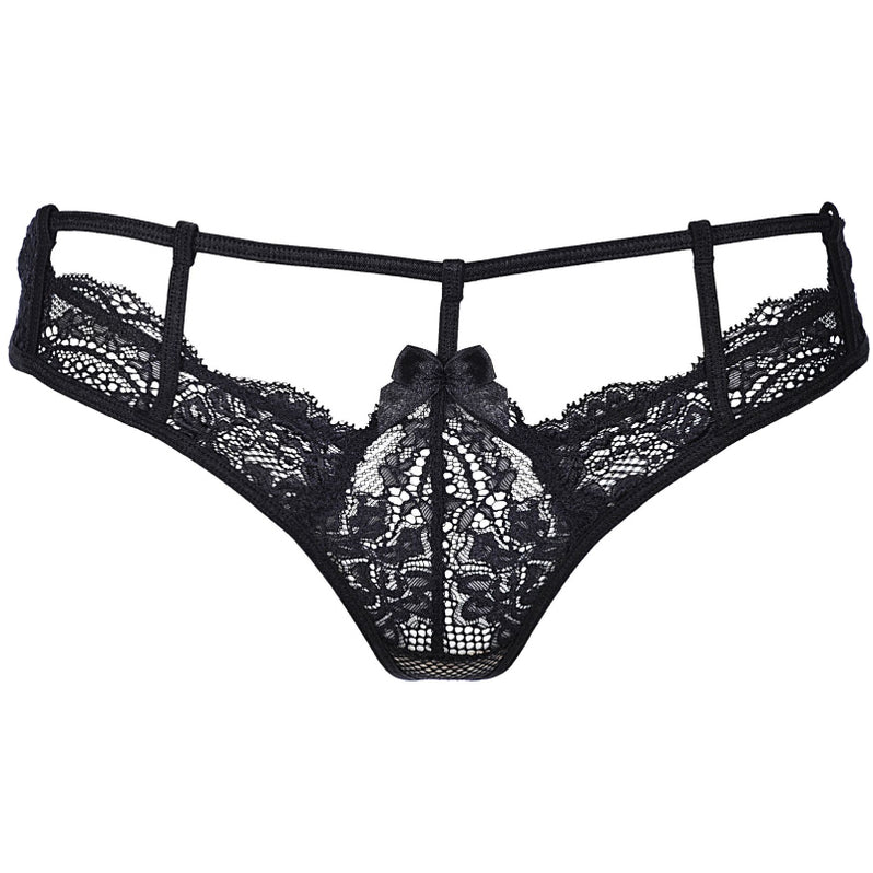 Axami Seductive Cage Sheer Thong Panty — Lavinia Lingerie