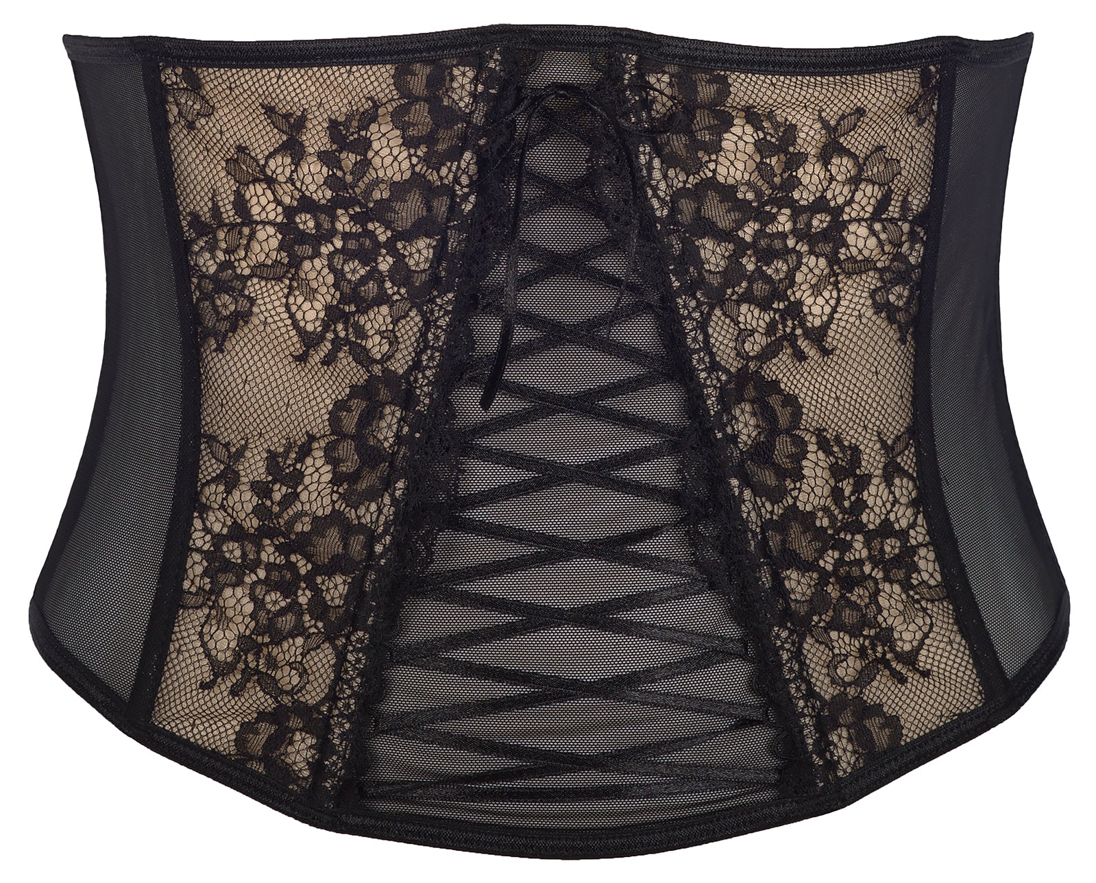 Sheer Lace Waist Cincher Half Garter Sexy Intimates Lavinia Lingerie