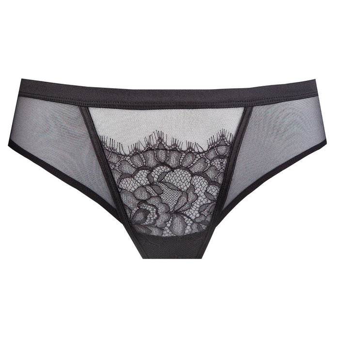 Women's open panties transparent beautiful hip tie-up thong