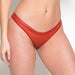 Sheer See Through Thong Panty Gossard Glossies Cayenne