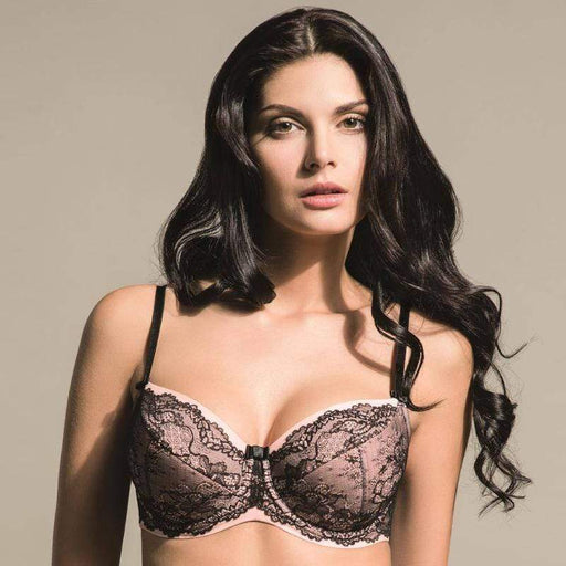 Lavinia Lingerie Sofia Lace Overlay Cleavage Boosting Plunge Bra, Black,  44DDD/F : : Clothing, Shoes & Accessories