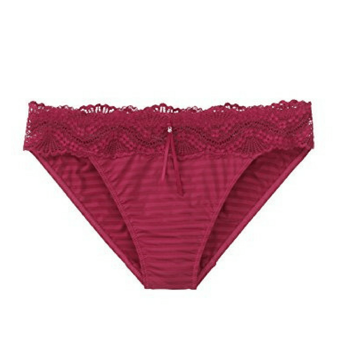 Sassa Raspberry Lace Waist Bikini Panty