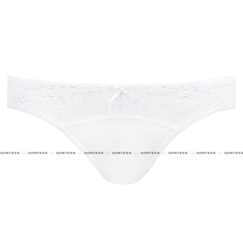 Semi Sheer Low Rise Bikini Panty White Fast Shipping Free Returns — Lavinia Lingerie