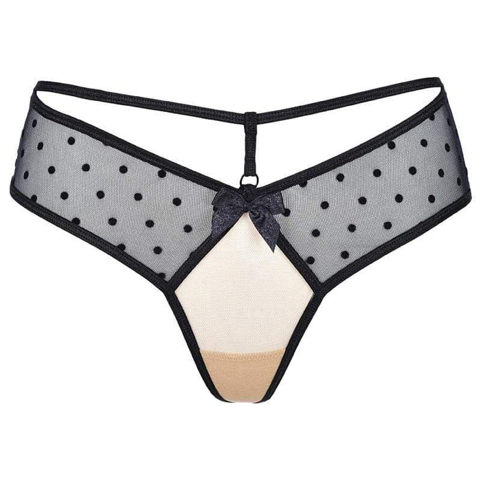 Sexy Sheer String Thong Panty Axami Seductive Dots