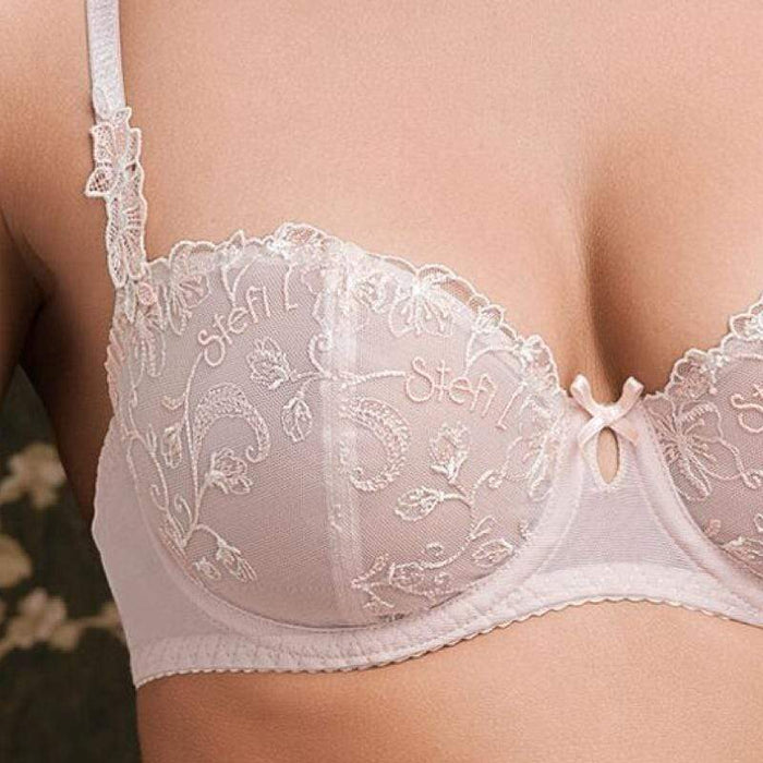 Delicate Lace Full Cup Unlined Bra Bridal Stefi L Lingerie