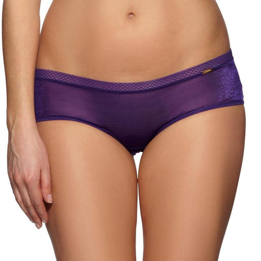 Gossard Lingerie Boyshorts Sheer See Through Shorts Panty Gossard Glossies XS / Purple - Lavinia Lingerie