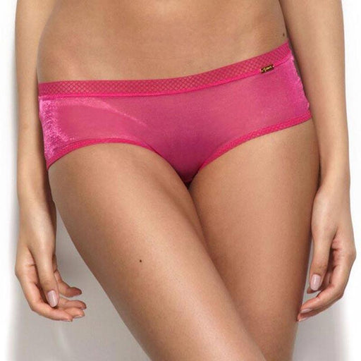 Gossard Lingerie Boyshorts Sheer See Through Shorts Panty Gossard Glossies XS / Very Berry - Lavinia Lingerie