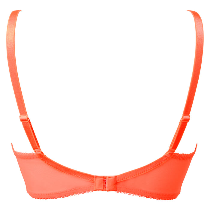 Gossard Women's Non-Padded Plunge Bra, Orange (Neon Coral), 30D at